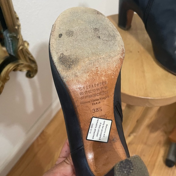 Maison Margiela peep toe ankle boots - Picture 3 of 6